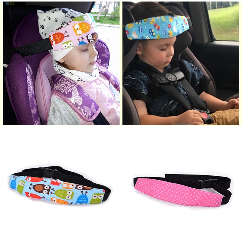 Baby Car Seat Head Support Band