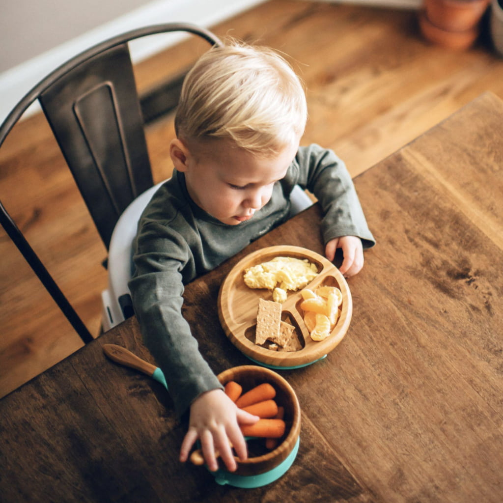 Bamboo Suction Baby Plate + Spoon