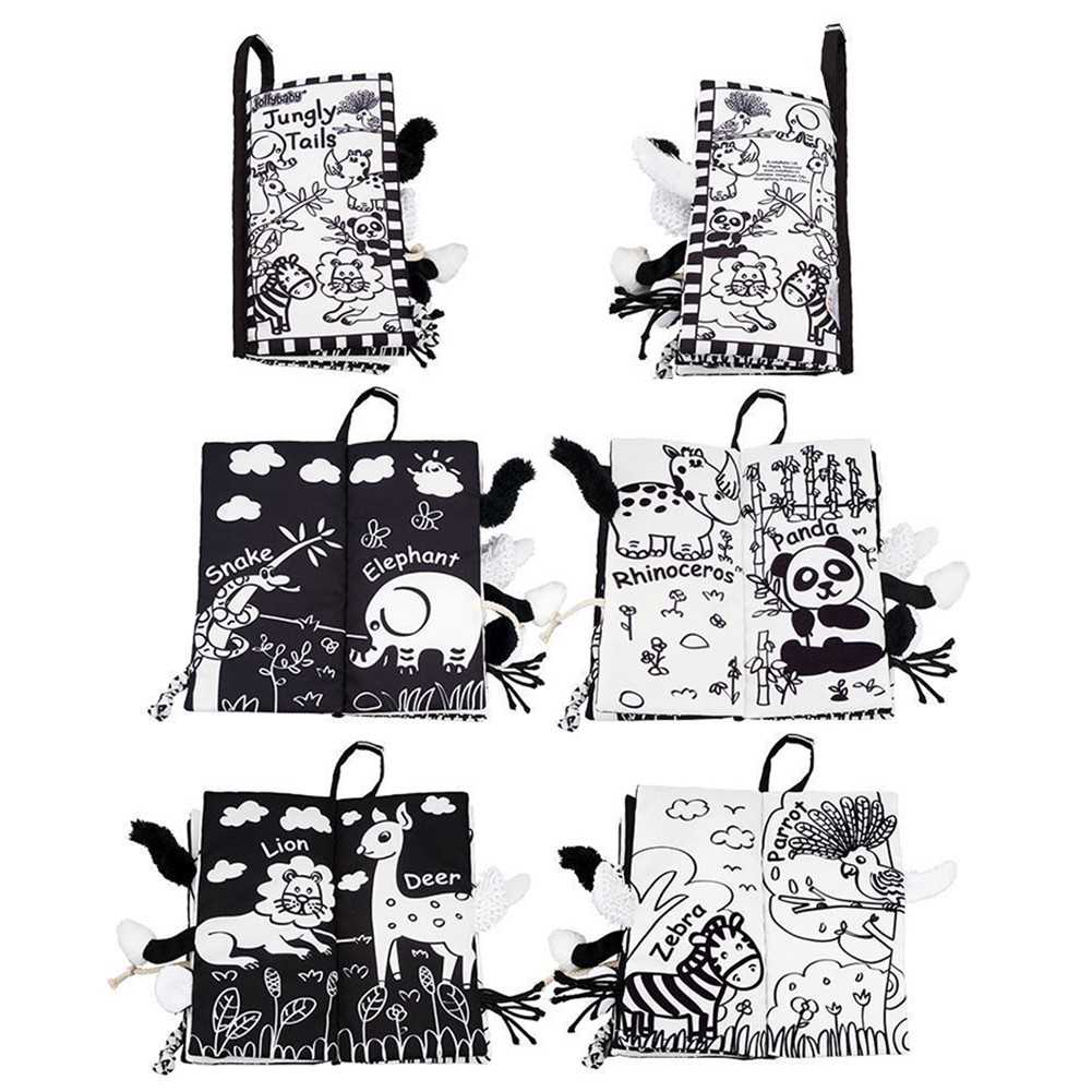 Black and White Soft Cloth Books for Babies